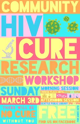 flyer for community cure workshop on sunday march 3