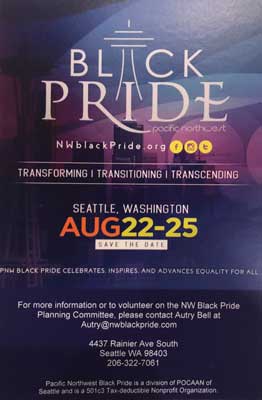 nw black pride flyer