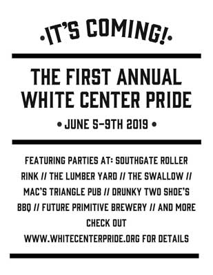 white center pride flyer
