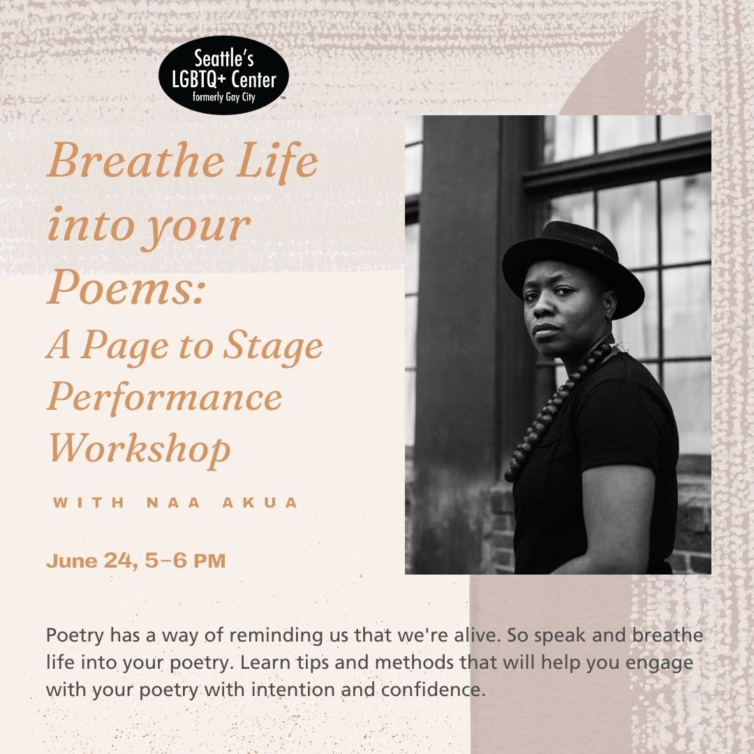 Naa Akua Poetry workshop flyer